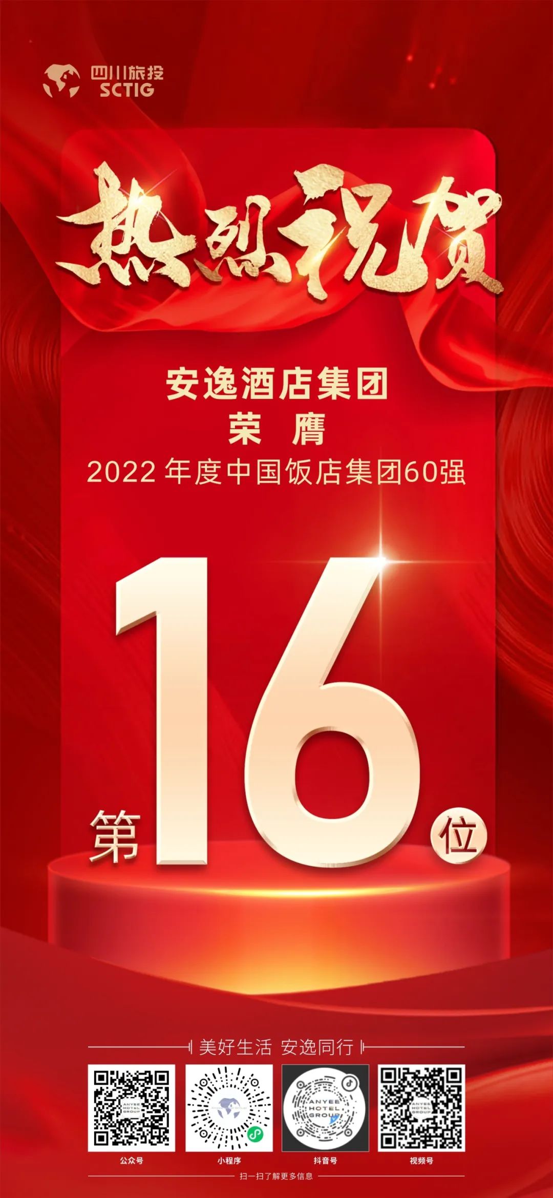 四川人生就是博尊龙凯时集团荣膺“2022年度中国饭店集团60强”